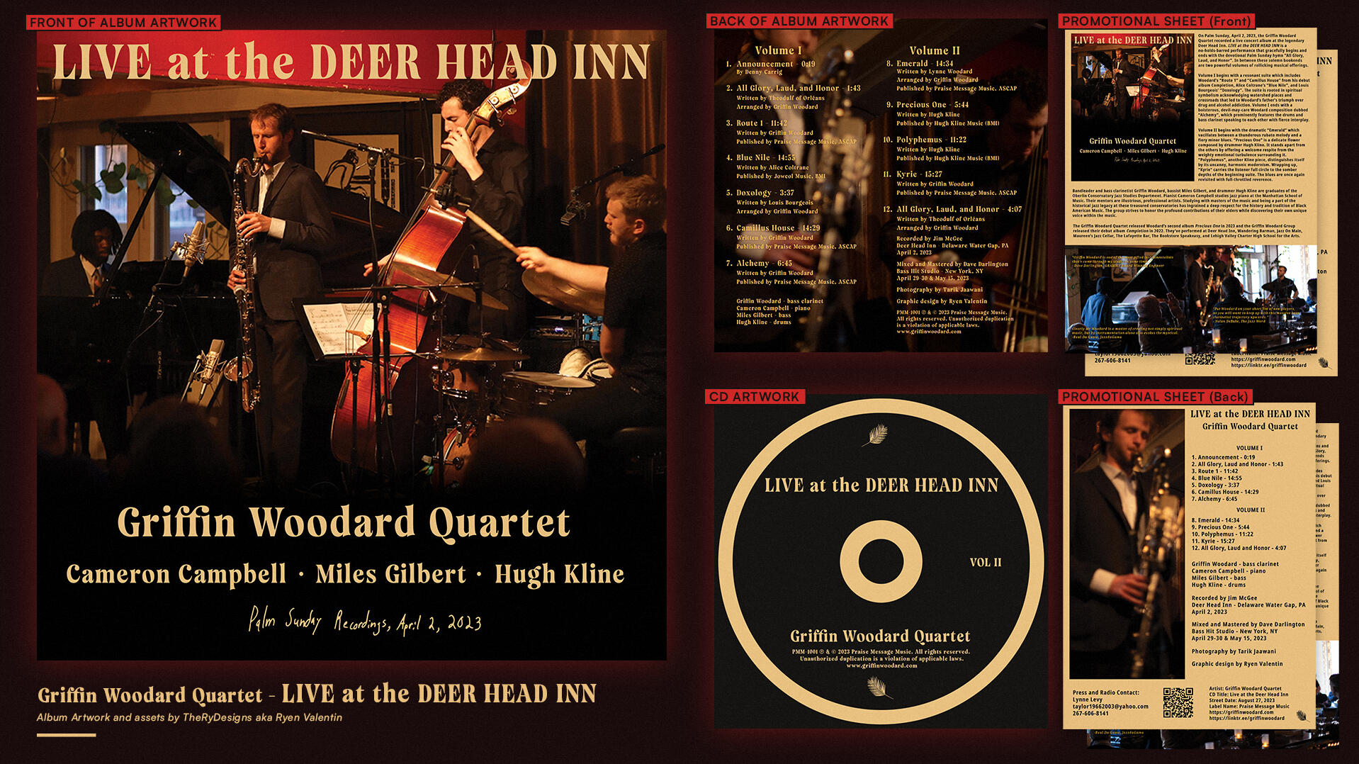 Griffin Woodard Quartet - LIVE at the DEER HEAD INN