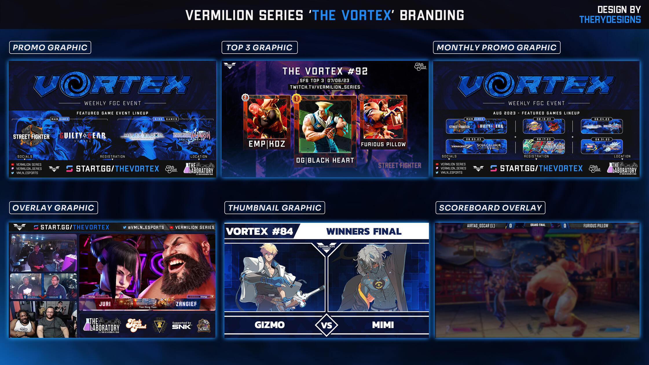 'The Vortex' Event Branding