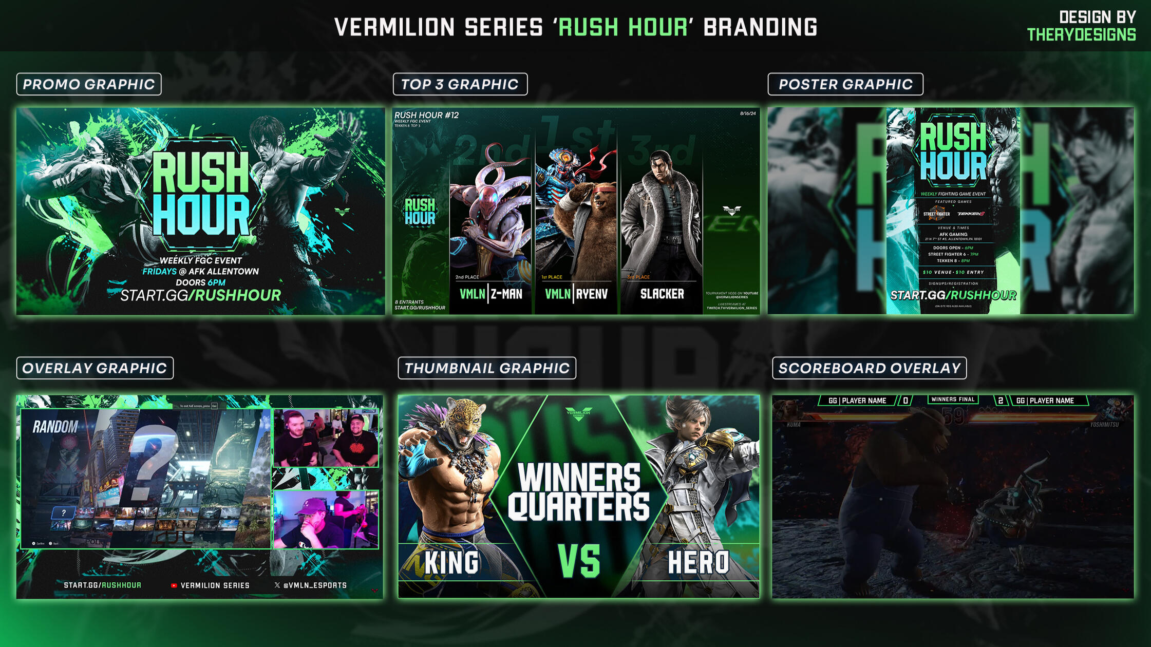 'Rush Hour' Event Branding